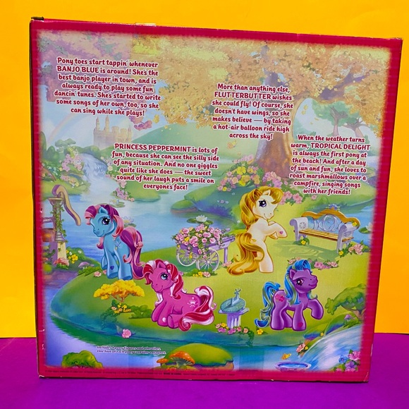 MY LITTLE PONY G3 NWT VINTAGE 2004 TOYS R US EXCLUSIVE COLLECTABLE  PONY 4-PACK - Picture 16 of 16